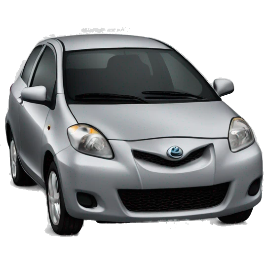 Yaris 2009 gray emoji