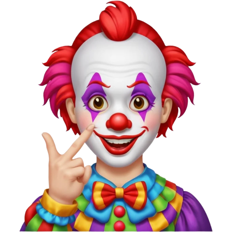 🤡🤫 emoji