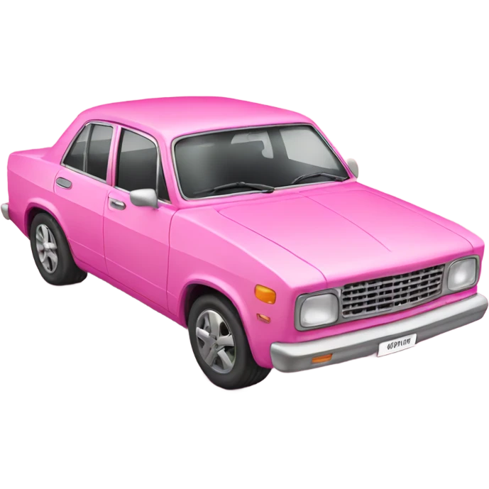 Pink car emoji