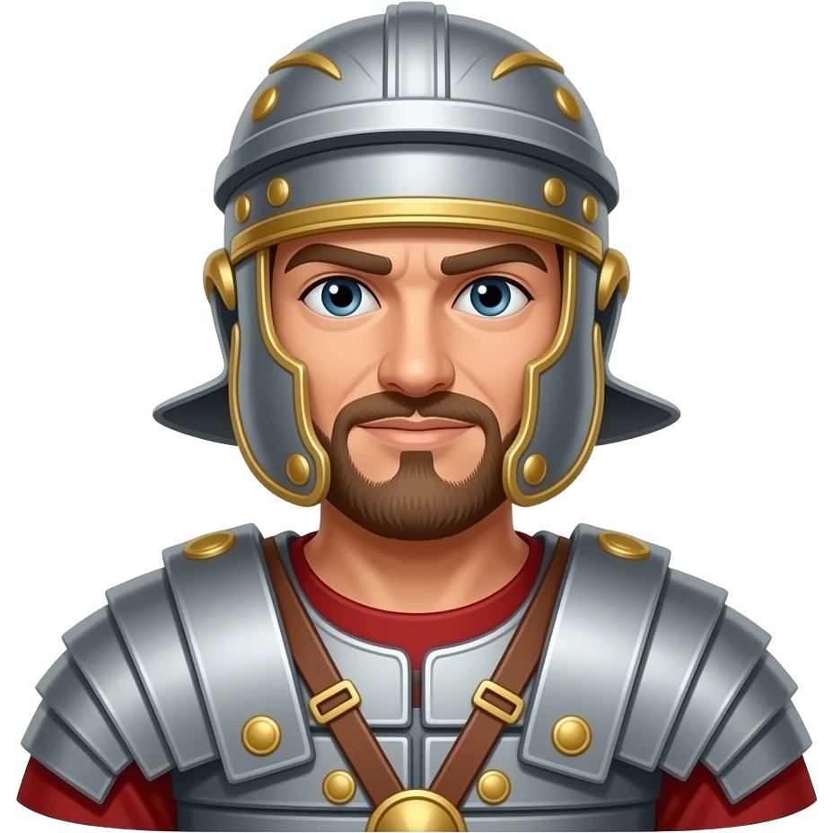 Légionnaire romain se moquant de son adversaire emoji