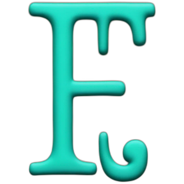 two letters, one after the other, one is a black lowercase letter t and the other is a turquose verical bar emoji
