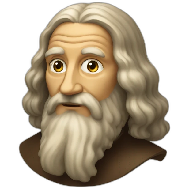 Leonardo da vinci emoji