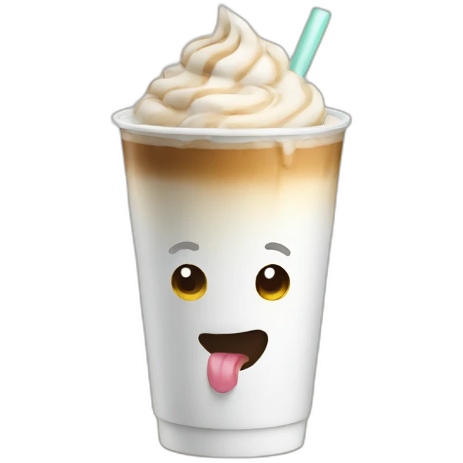 ice latte emoji