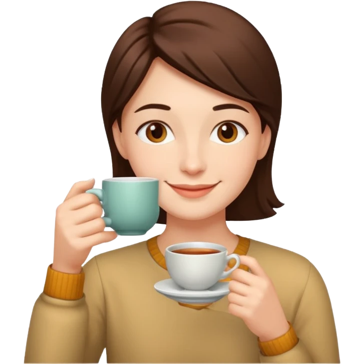 пити чай emoji