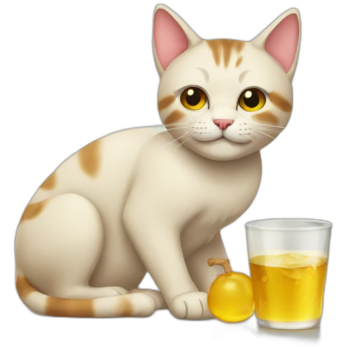 drunken-cat emoji