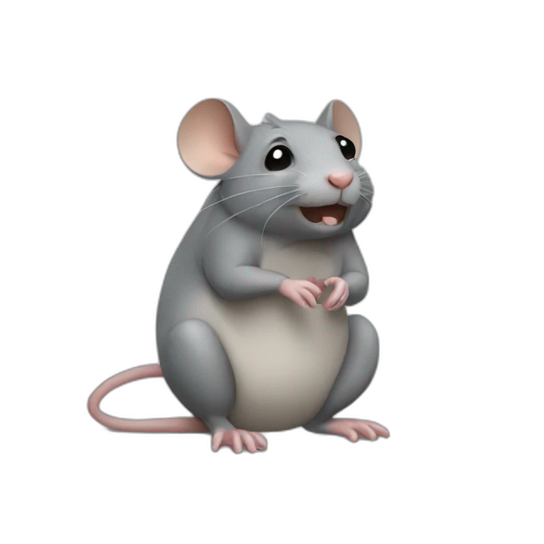 Un rat qui fume emoji