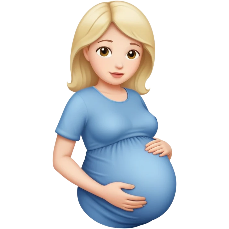 Pregnant lady emoji
