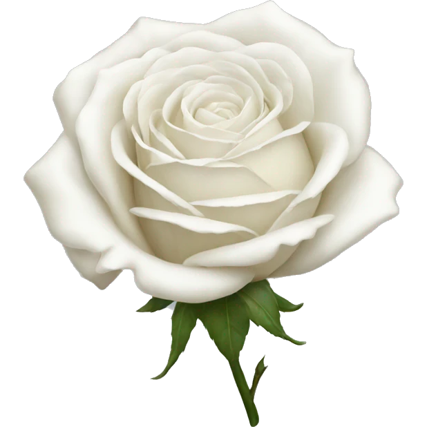 White rose emoji