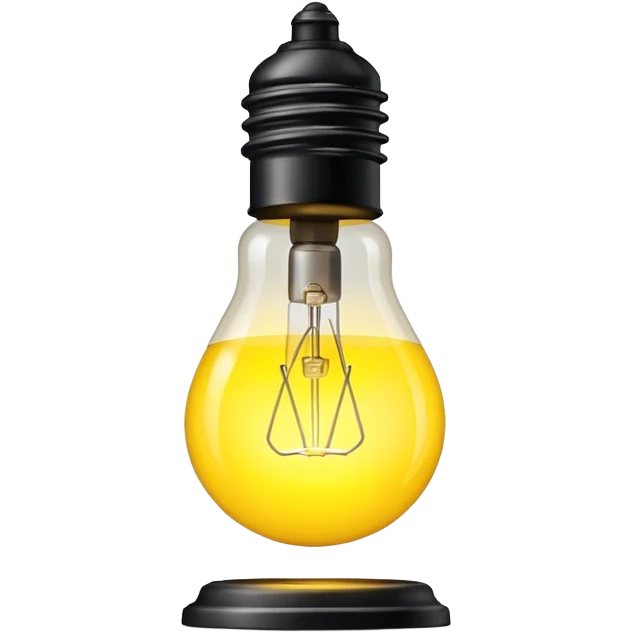 lampara, foquito de idea emoji
