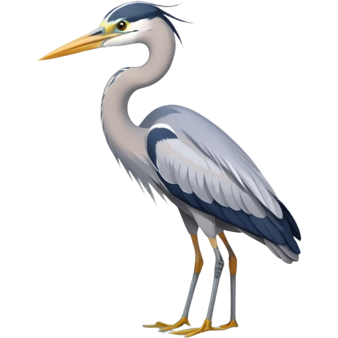  bird heron emoji