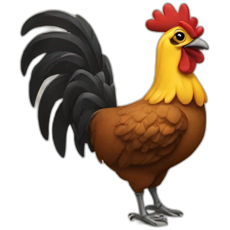Pollo loco emoji