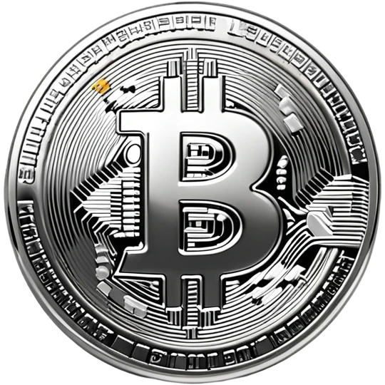 silver bitcoin emoji