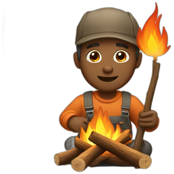 campfire man emoji