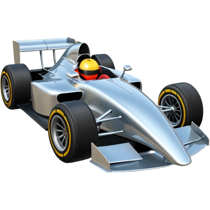 Un auto estilo formula uno emoji