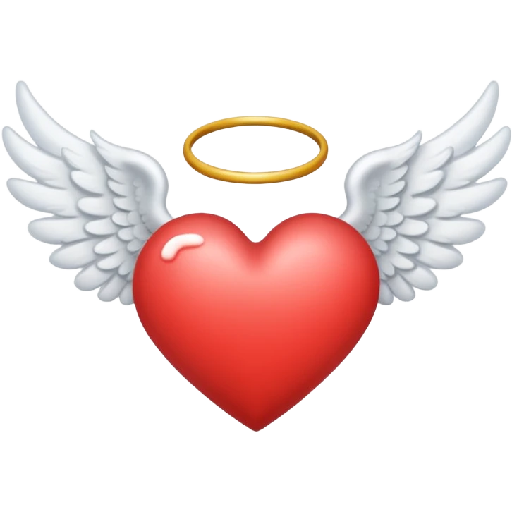 Cuore con ali da angioletto  emoji