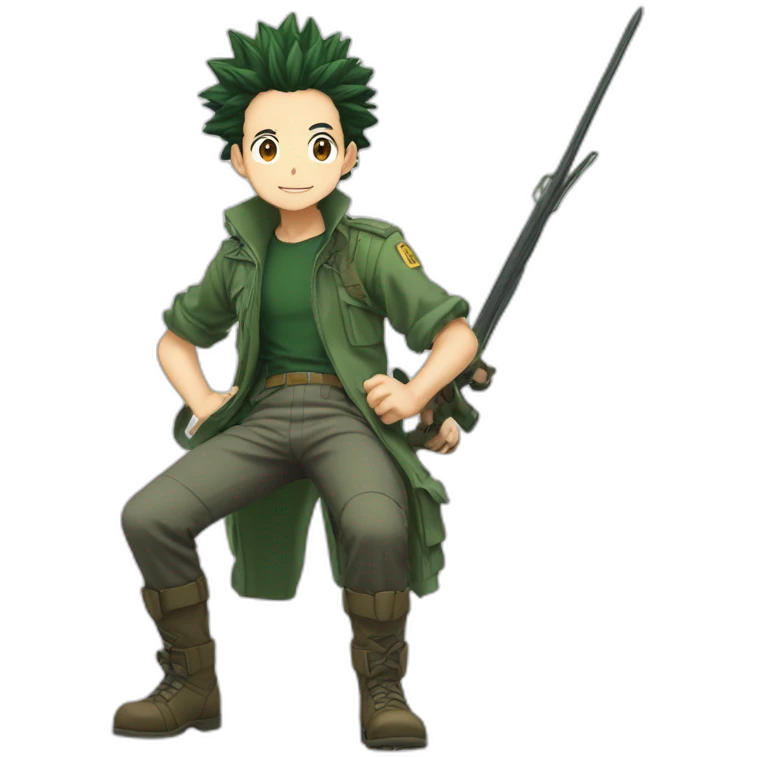 Gon dans l’anime Hunter Hunter emoji