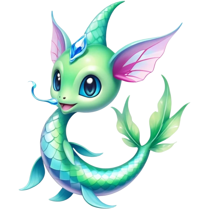 Shiny Exotic Dratini-Celebi-Amaura-Hybrid-Creature emoji