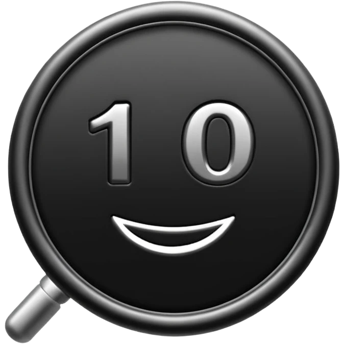 black 100 sign emoji