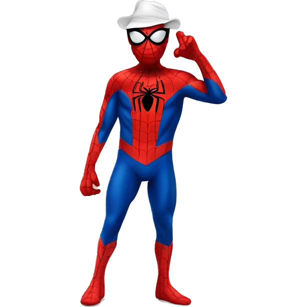 Coolaid man Dressed as spiderman emoji
