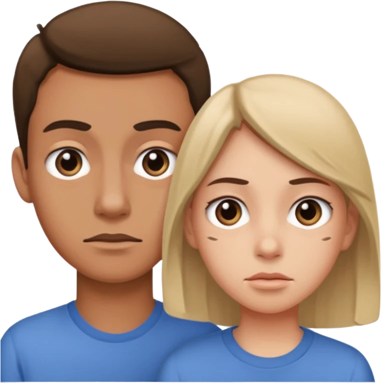 Indifference - lack of interest, concern, or sympathy - teenager rolling eyes with parent behind them emoji