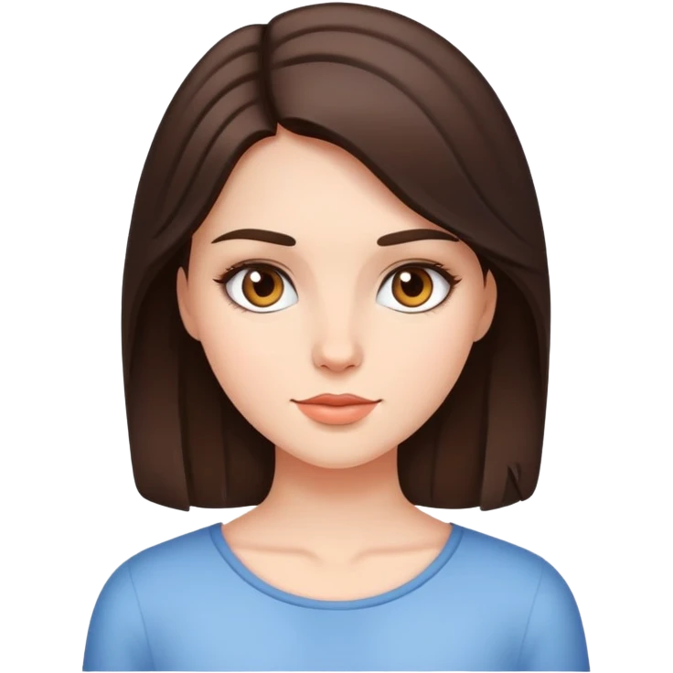 Pretty brunette girl emoji