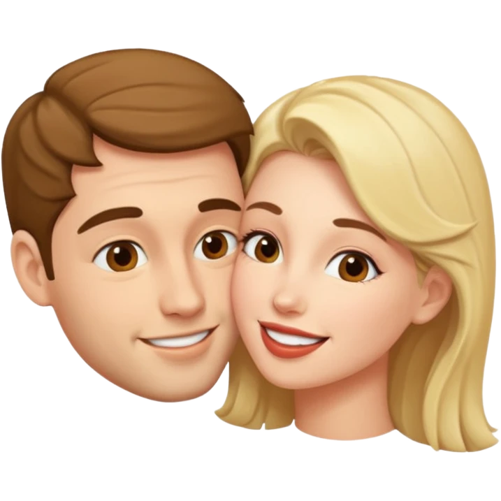 Man woman kissing  emoji