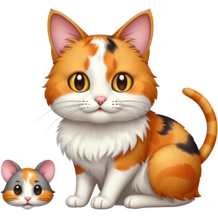 cat with mouses  emoji