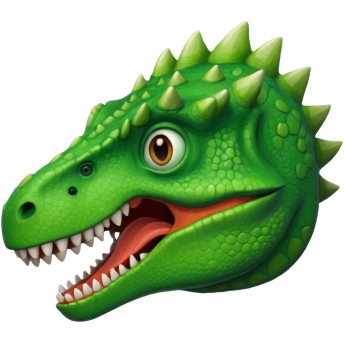 dinosaur head model emoji