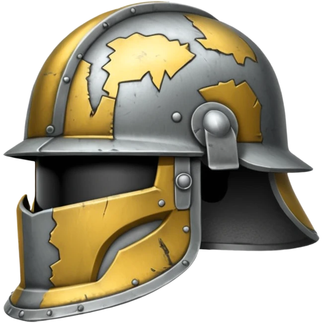 Iron helmet emoji