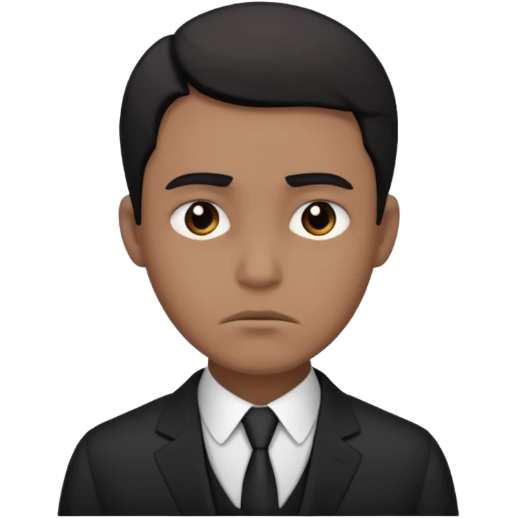 Con sueño triste de hombre  emoji