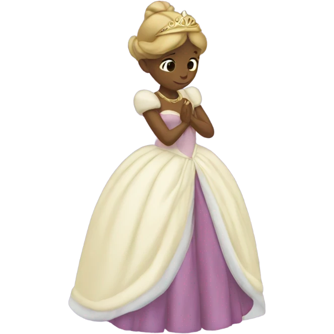 Princess bowing emoji