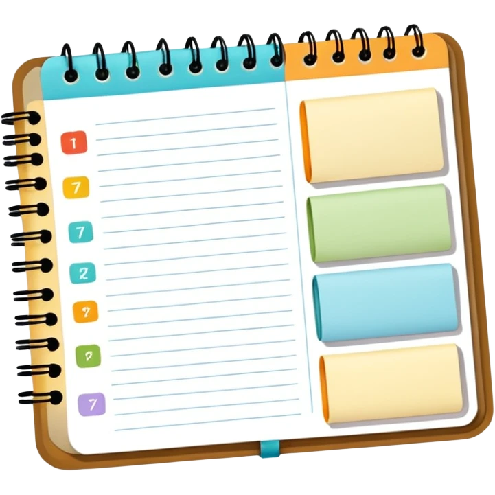 daily planner agenda emoji