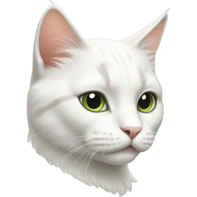 White cat  emoji