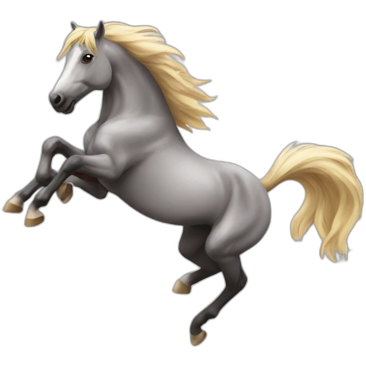 Fast horse emoji
