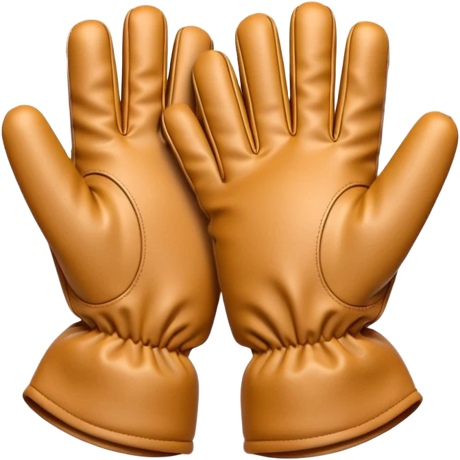 Beige Gloves without finger compartments emoji