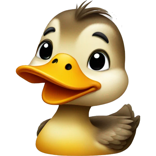 cute duck emoji