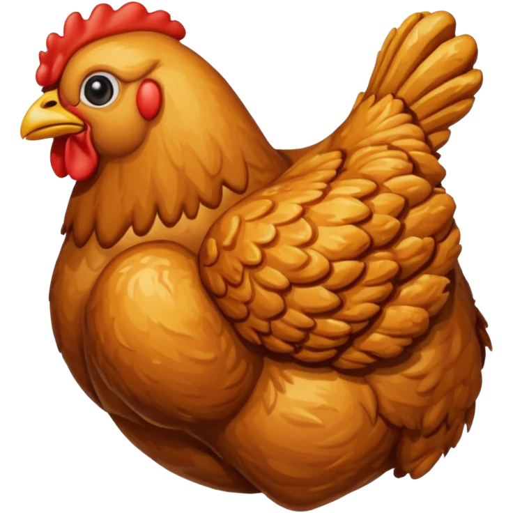 chicken fried emoji