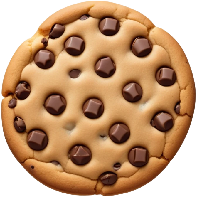 chocolate chip cookie emoji