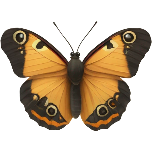 Camberwell Beauty Butterfly emoji