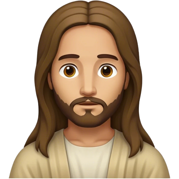 Jesus painting  emoji