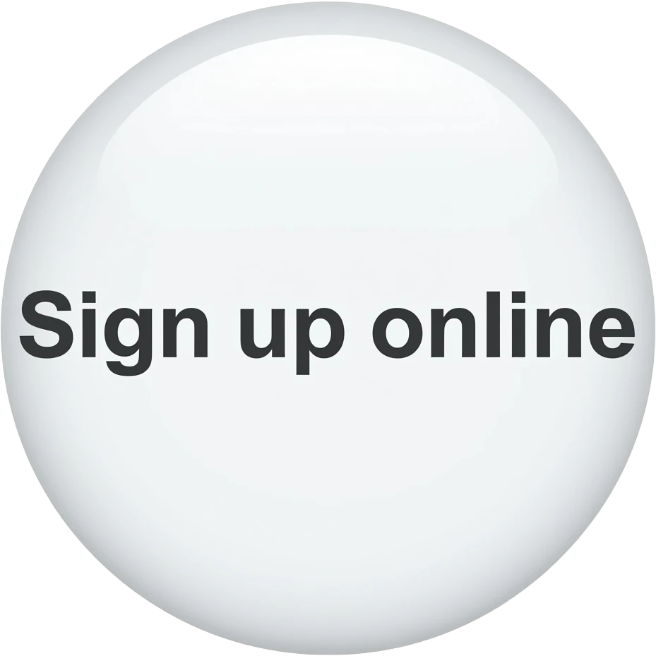 Sign up word with Online emoji