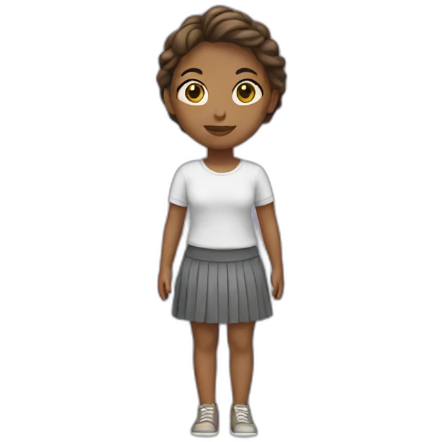girl-in-a-skirt emoji