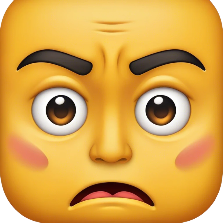 disgusted look emoji