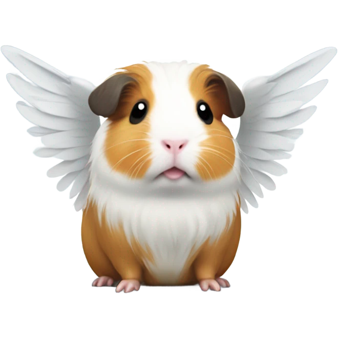 Guinea pig angel emoji