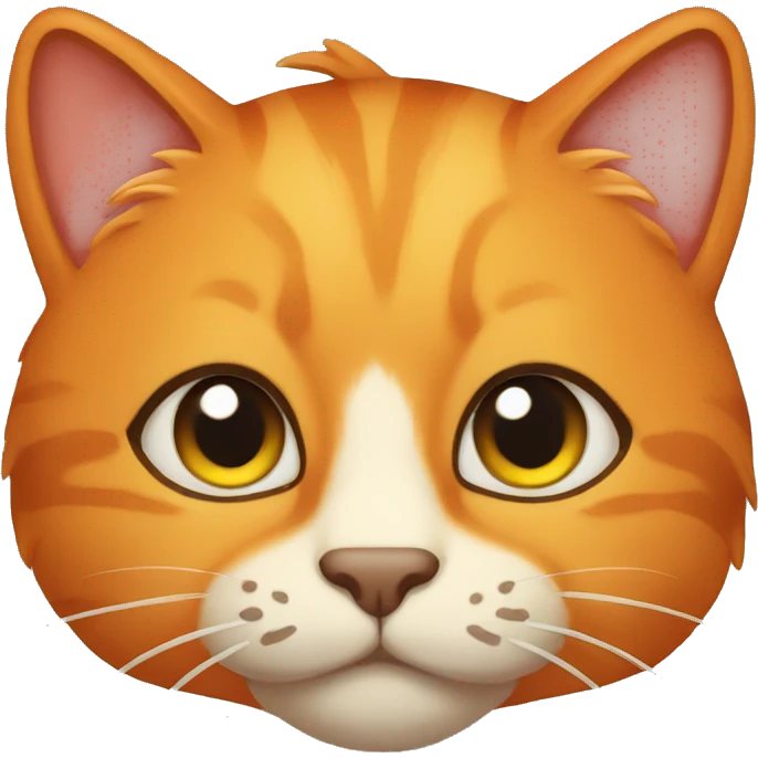Big orange cat emoji