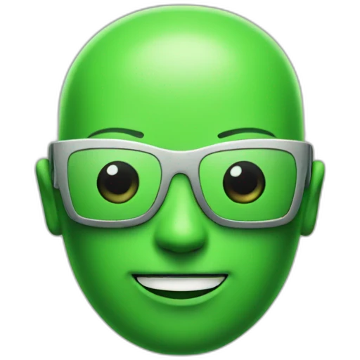 Green Android emoji