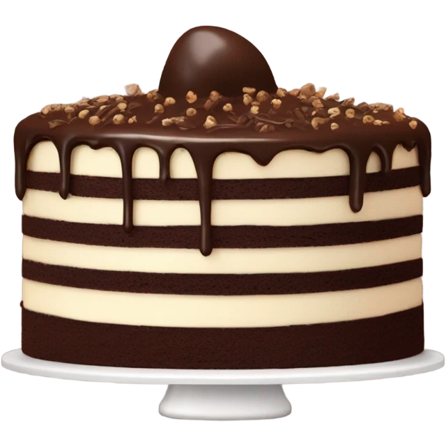 Chocolate cake emoji