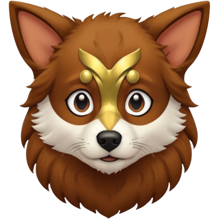 loki god of mischief as a dog. dynamic pose emoji