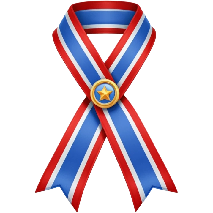 the mayor’s sash (with the color of french flag) emoji