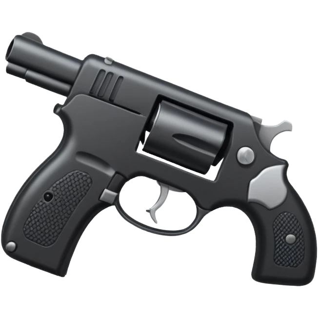 Black gun  emoji